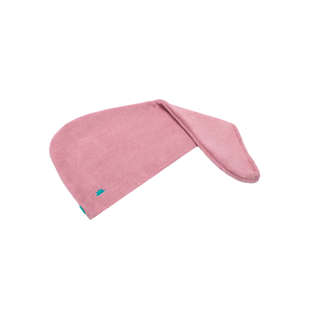 Cataleya Turban Hair Towel Infused With Argan Oil - Pink