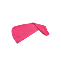 Cataleya Turban Hair Towel Infused With Coconut Oil - Fuchsia