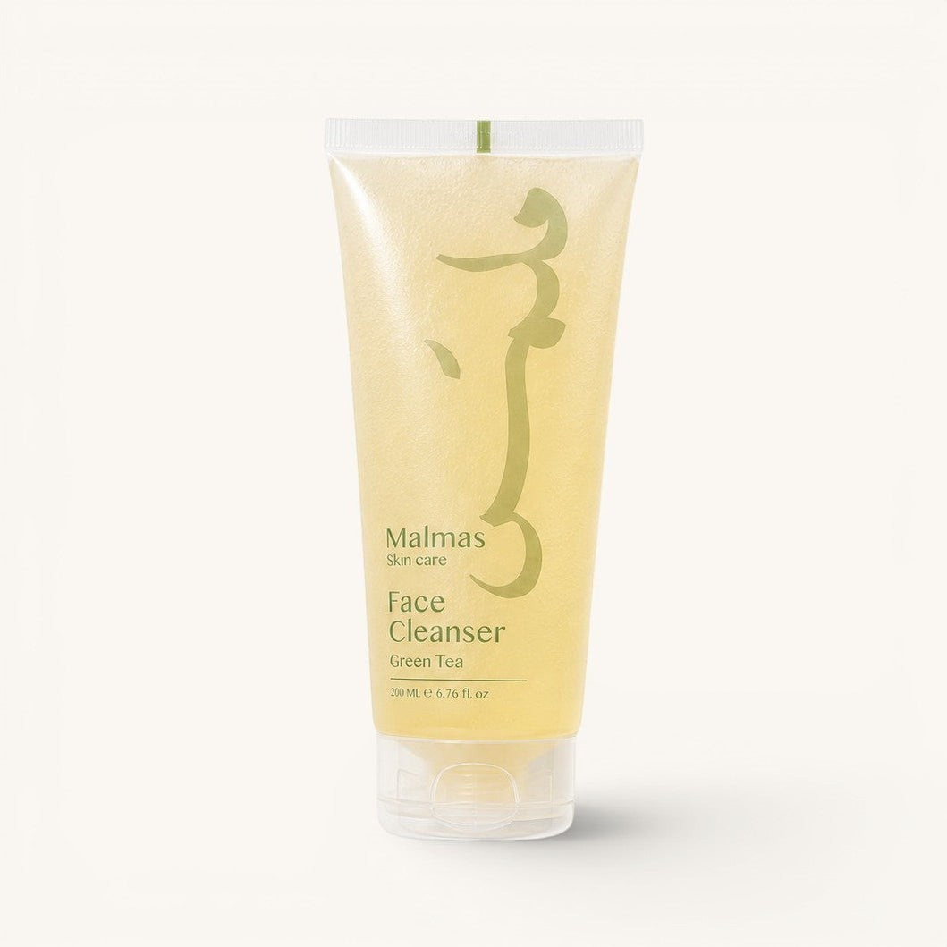 Malmas Green Tea Face Cleanser tube