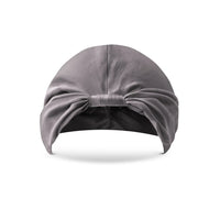 Esmé silk hair wrap in Silver