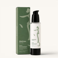 Malmas Daily Face Moisturizer pump bottle with its box