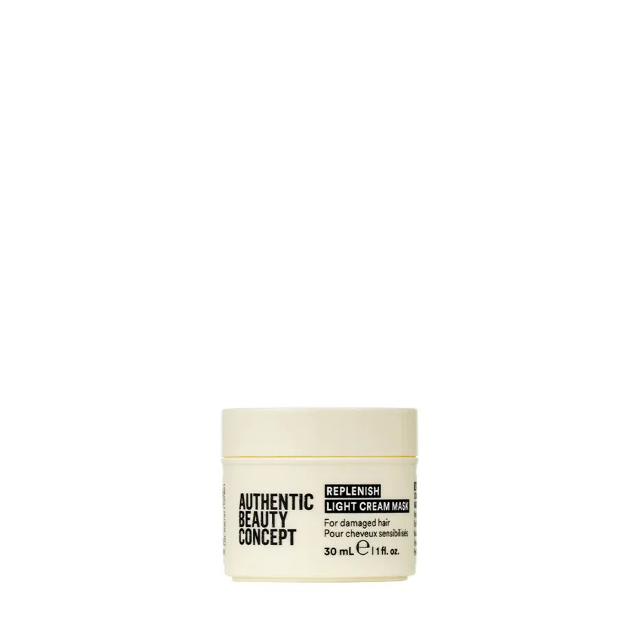 Authentic Beauty Concept Replenish Light Cream Mask sample jar