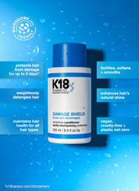 K18 Damage Shield Protective Conditioner information graphic