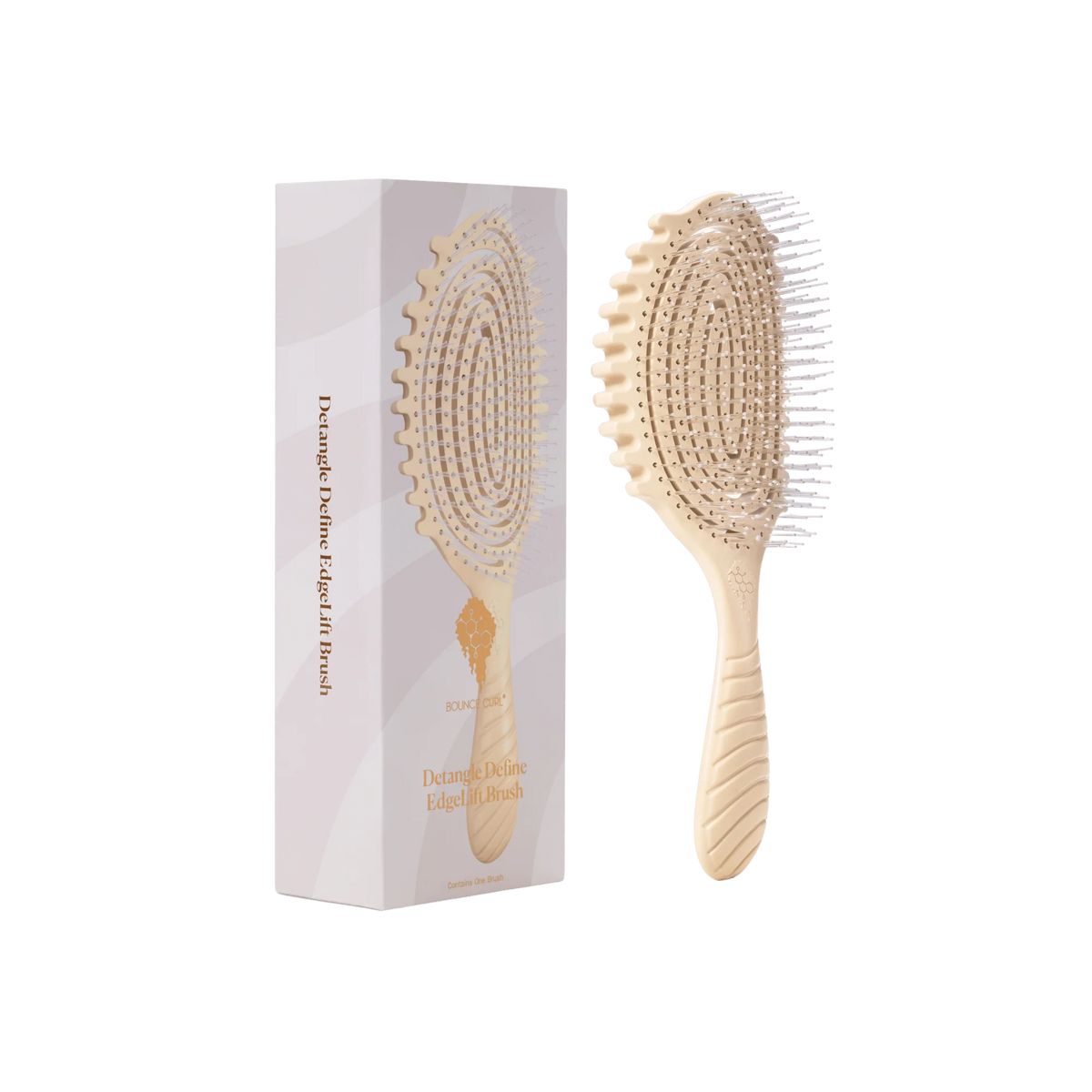 Bounce Curl Detangle Define EdgeLift Brush with box