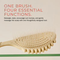 Bounce Curl Detangle Define EdgeLift Brush features graphic