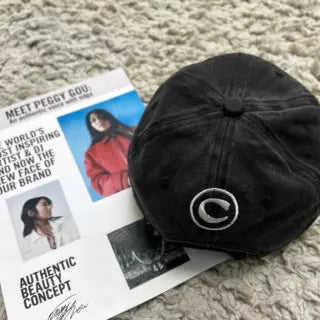 The Curl Club Cap - Black (Logo Back)