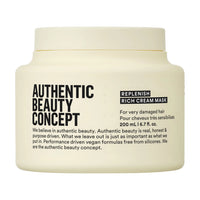 Authentic Beauty Concept Replenish Rich Cream Mask jar