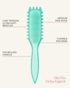 Slick-Flex Define EdgeLift Brush - Teal