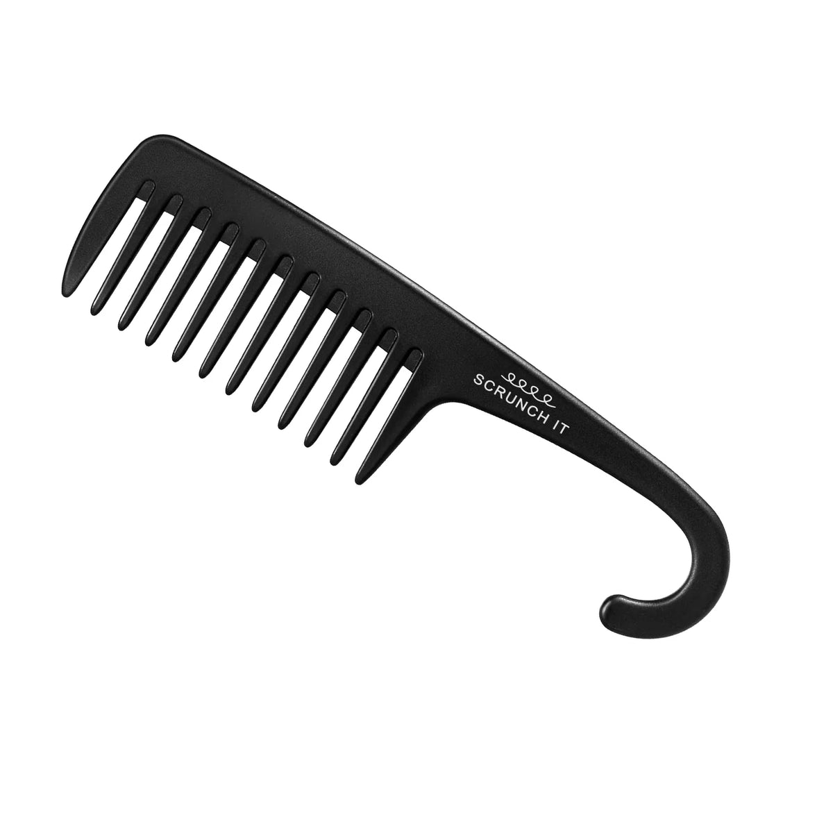 Scrunch It wide tooth comb in black